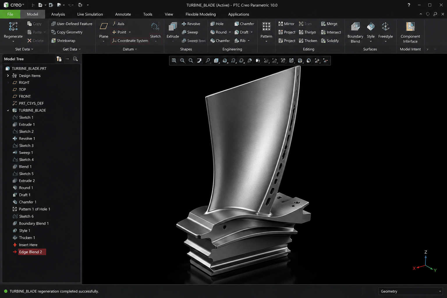 Creo Parametric training at Manju CAD Experts