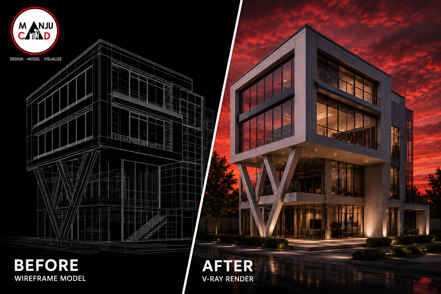 V-Ray training at Manju CAD Experts